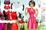 Dress-up Games: Girl Dressup101 - Black and Red