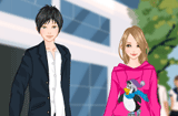 Cute School Couple Dress Up Game