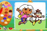 Color with Dora