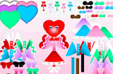 Dress-up Valentine Hearts