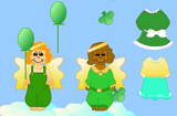 St. Patrick's Day Dress-up Angels