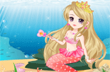 Tender mermaid princess